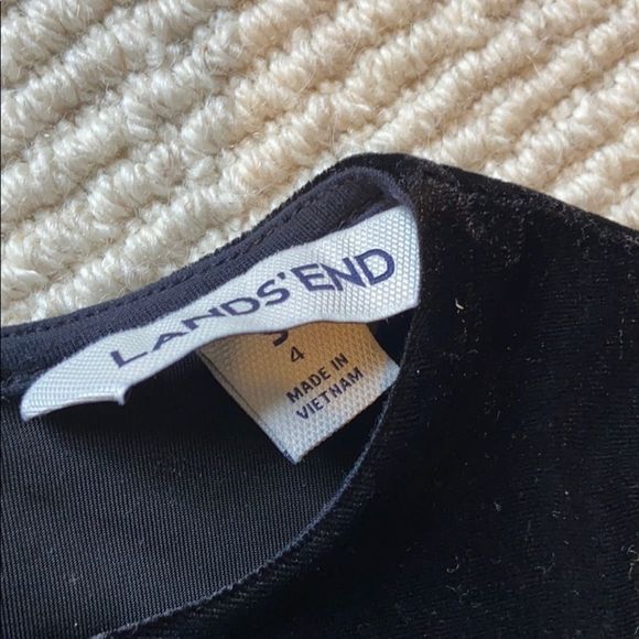 Girls Velvet dress , size S/4 - Picture 2 of 3